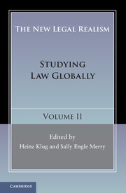 New Legal Realism Volume 2: Studying Law Globally